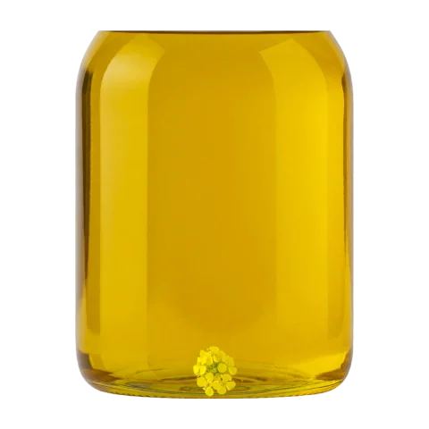 Řepkový olej v lahvi