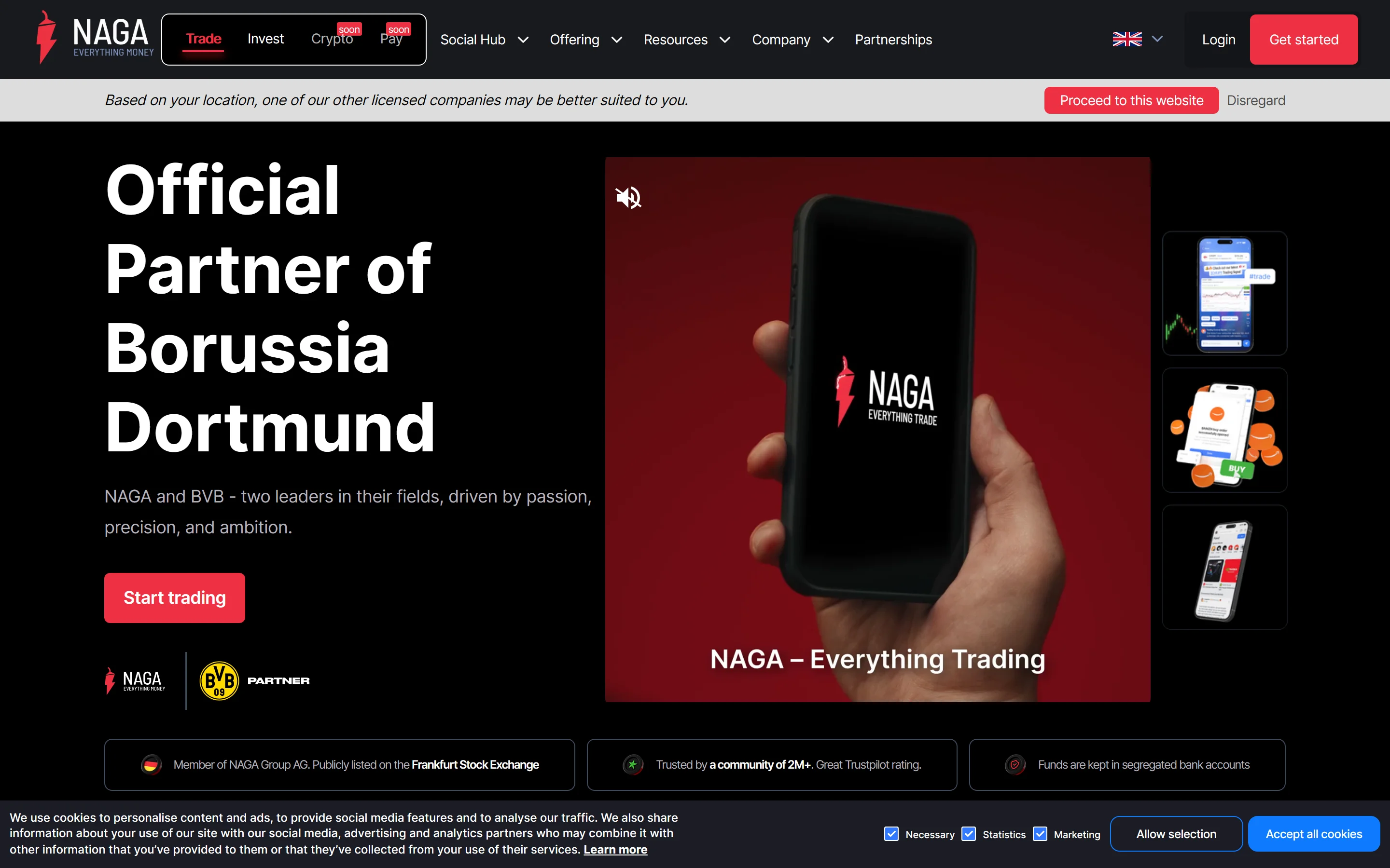 Obchodné platformy NAGA